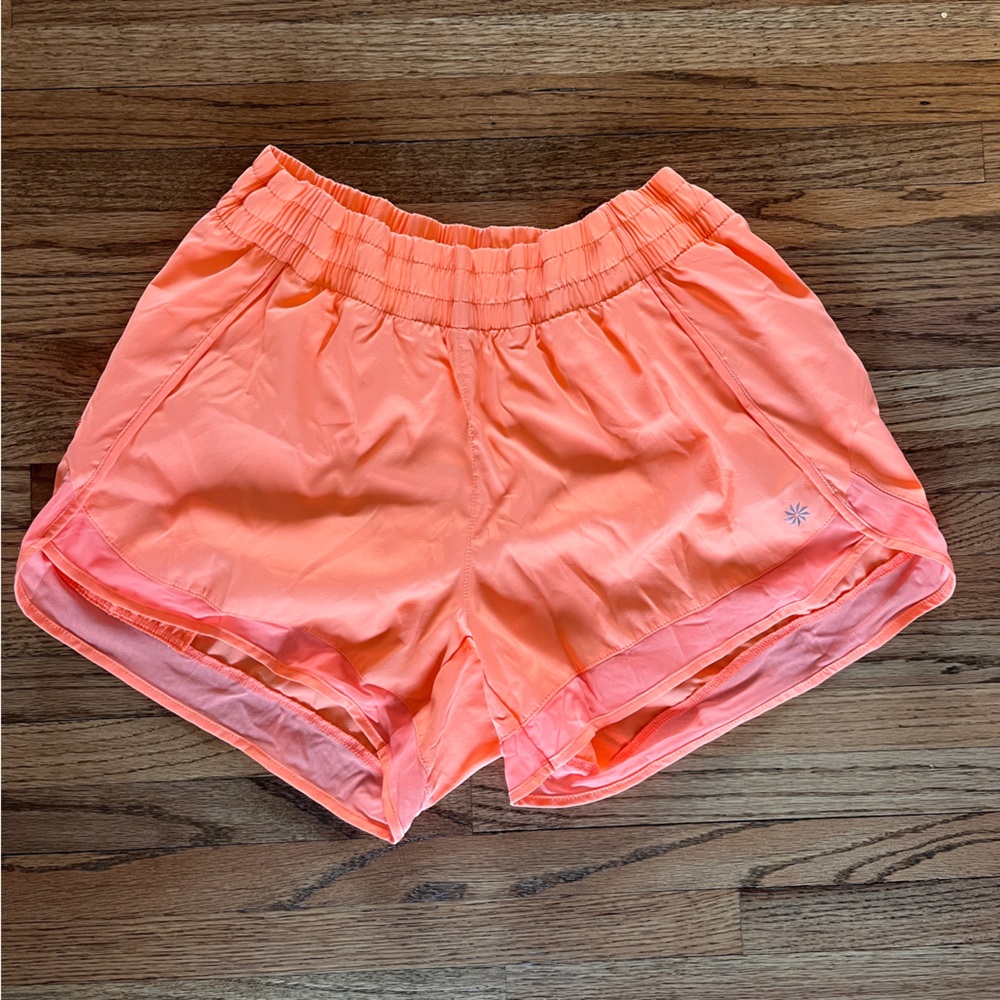 Athleta Mesh Run Racer Shorts